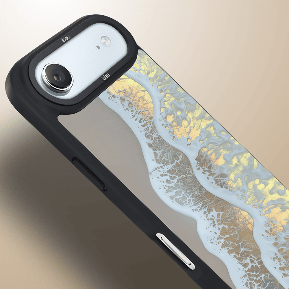 Etui do iPhone Air IBIZU DropGuard Matt z MagSafe, RIVIERA, Reflect, Złote wybrzeże (5)