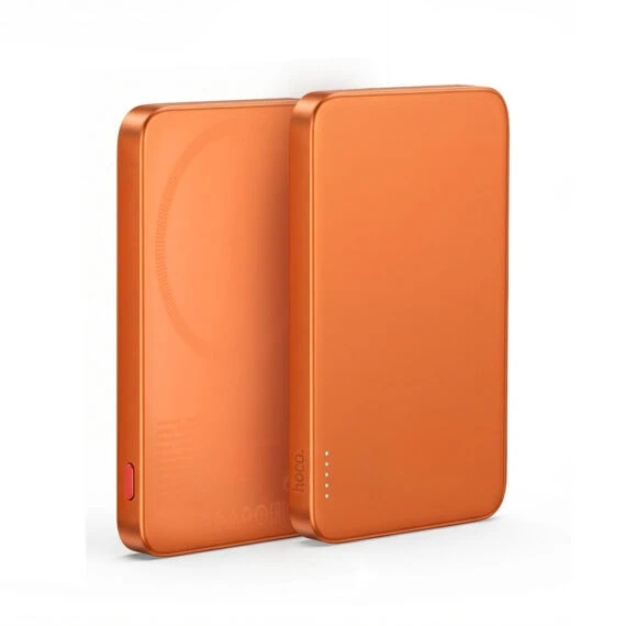 Power bank MagSafe UltraSlim 5000 mAh, ładowanie bezprzewodowe, pomarańczowy1