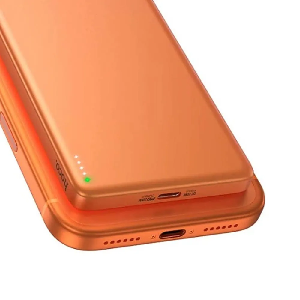 Power bank MagSafe UltraSlim 5000 mAh, ładowanie bezprzewodowe, pomarańczowy6