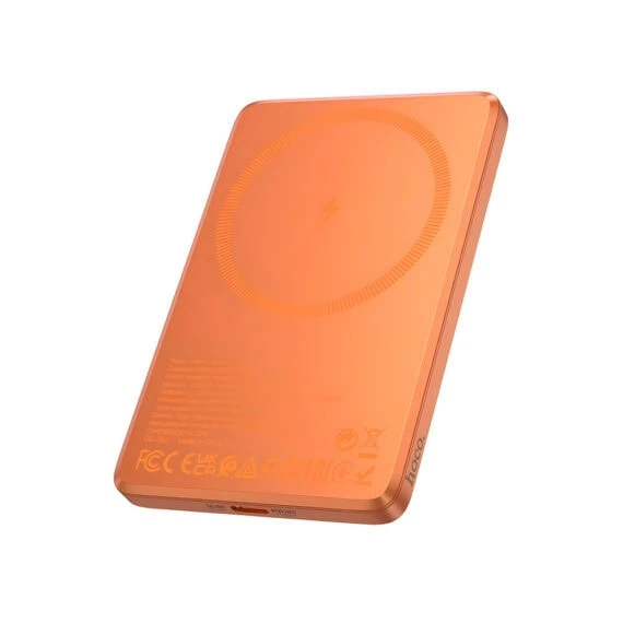 Power bank MagSafe UltraSlim 5000 mAh, ładowanie bezprzewodowe, pomarańczowy8