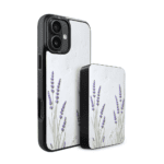 Zestaw IBIZU do iPhone 17 etui i powerbank, Relief Garden, Prowansalska lawenda (3)