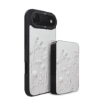 Zestaw IBIZU do iPhone Air etui i powerbank, Relief Garden, Suszone kwiaty polne (3)