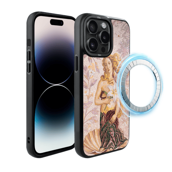Etui do iPhone 14 Pro Max IBIZU DropGuard Matt z MagSafe, RIVIERA, Modern Classics, Narodziny Wenus (3)
