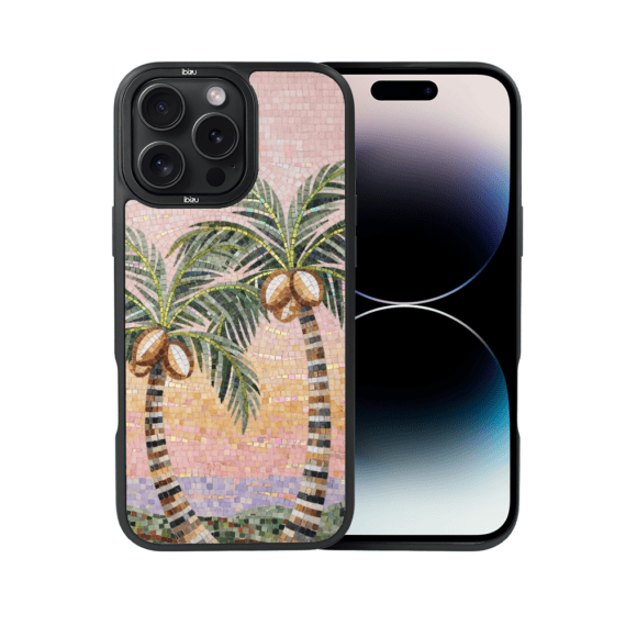 Etui do iPhone 14 Pro Max IBIZU DropGuard Matt z MagSafe, RIVIERA, Modern Classics, Sycylijska palma (5)