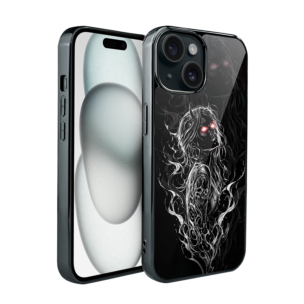 Etui do iPhone 15, Elite Glass, szklany tył, Nocturne, Lilith