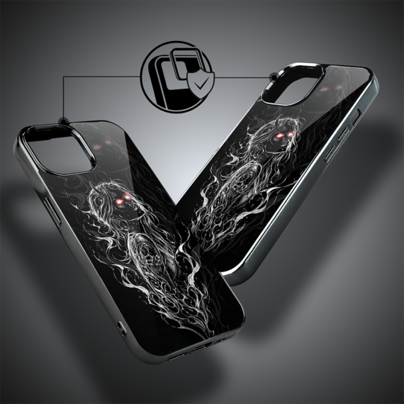 Etui do iPhone 15, Elite Glass, szklany tył, Nocturne, Lilith4