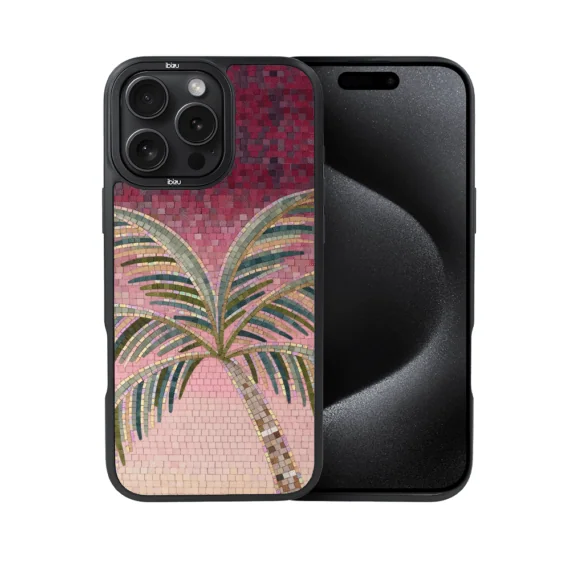 Etui do iPhone 15 Pro Max IBIZU DropGuard Matt z MagSafe, RIVIERA, Modern Classics, Kalabryjska Palma (4)
