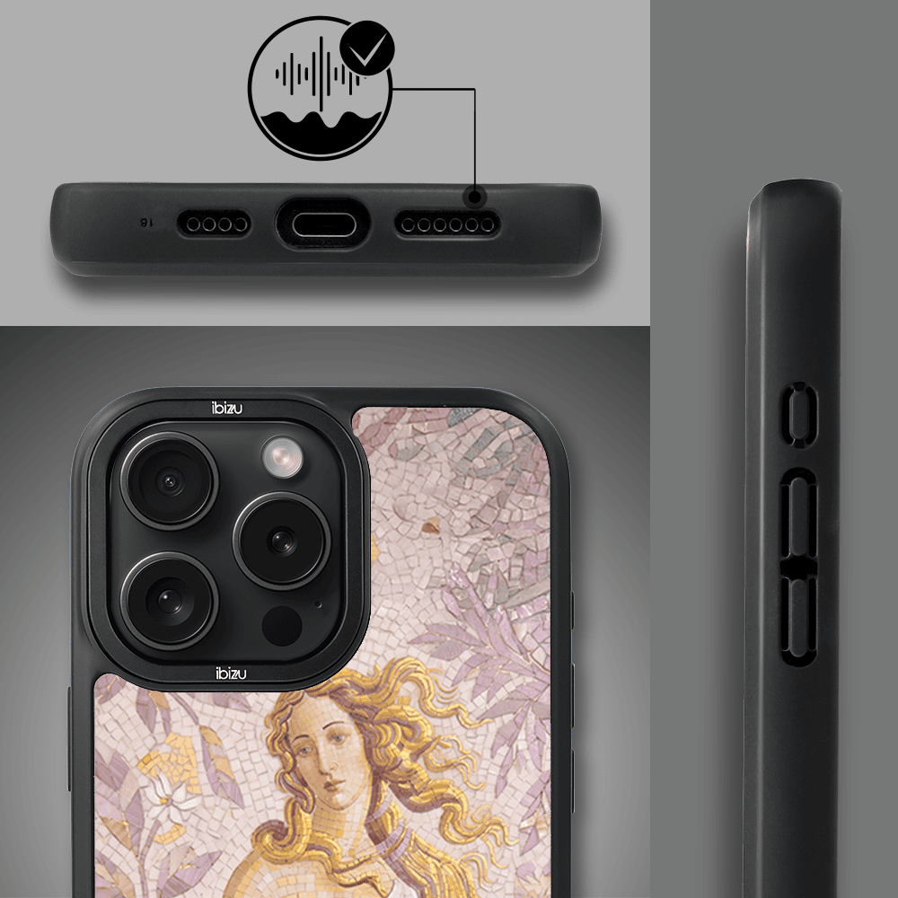 Etui do iPhone 15 Pro Max IBIZU DropGuard Matt z MagSafe, RIVIERA, Modern Classics, Narodziny Wenus (2)