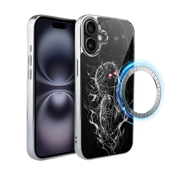 Etui do iPhone 16 Plus, Elite Glass z MagSafe, szklany tył, Nocturne, Lilith