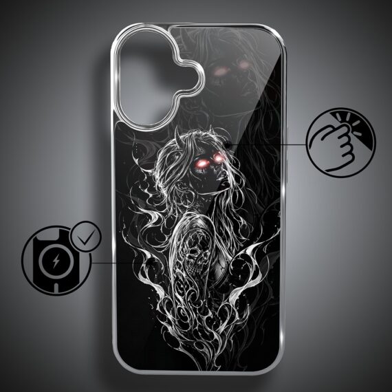Etui do iPhone 16, Elite Glass z MagSafe, szklany tył, Nocturne, Lilith2