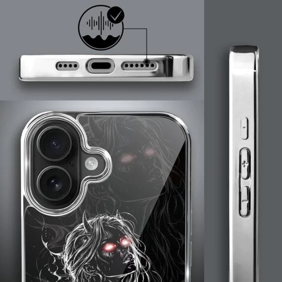 Etui do iPhone 16, Elite Glass z MagSafe, szklany tył, Nocturne, Lilith6
