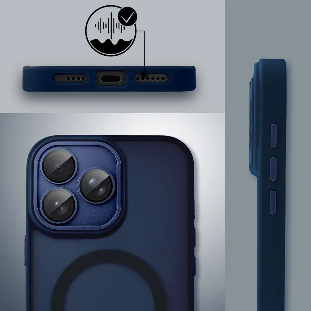 Etui do iPhone 16 Pro Color Flush z Magsafe, z osłoną aparatu, granatowy (3)