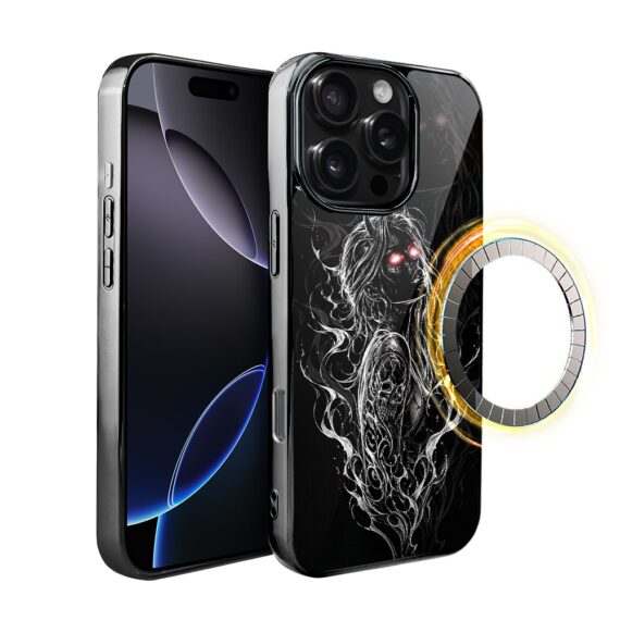 Etui do iPhone 16 Pro, Elite Glass z MagSafe, szklany tył, Nocturne, Lilith1