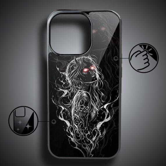 Etui do iPhone 16 Pro, Elite Glass z MagSafe, szklany tył, Nocturne, Lilith2