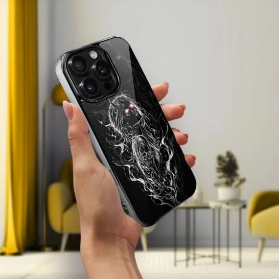 Etui do iPhone 16 Pro, Elite Glass z MagSafe, szklany tył, Nocturne, Lilith5
