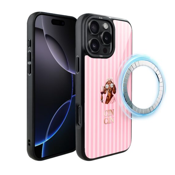 Etui do iPhone 16 Pro IBIZU DropGuard Matt z MagSafe, Bella Fantasia, Cin Cin Bella (7)