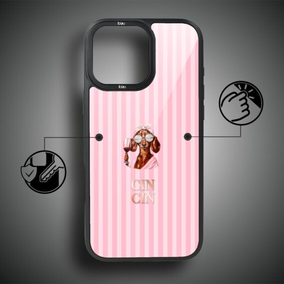 Etui do iPhone 16 Pro IBIZU DropGuard Matt z MagSafe, Bella Fantasia, Cin Cin Bella (8)