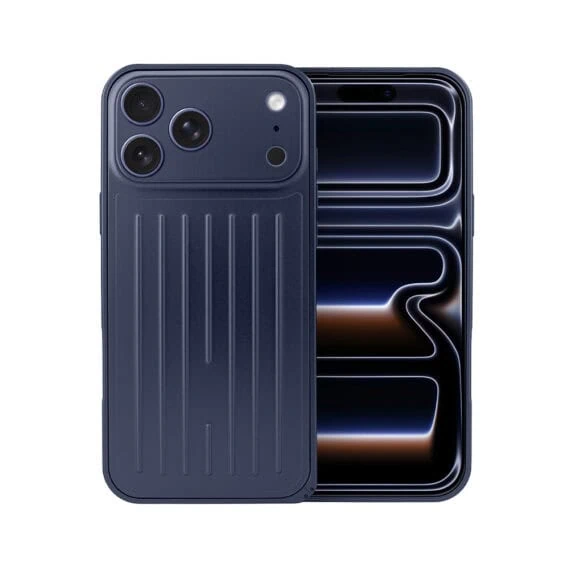 Etui do iPhone 17 Pro Max Metal Supreme, metalowa ramka i tył, granatowe (10)