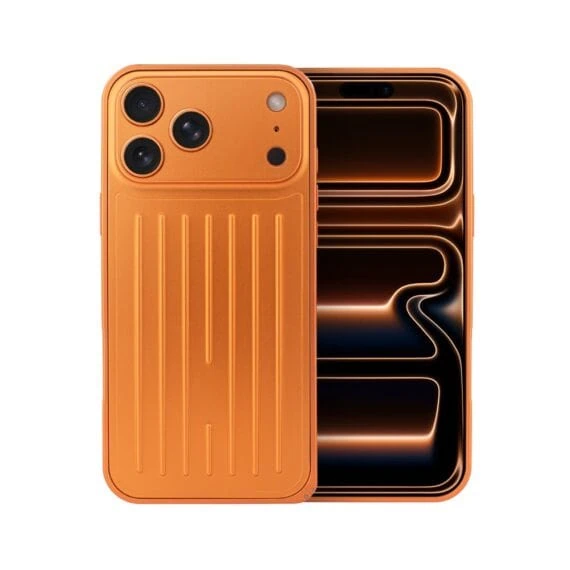 Etui do iPhone 17 Pro Max metalowe, pomarańczowe1