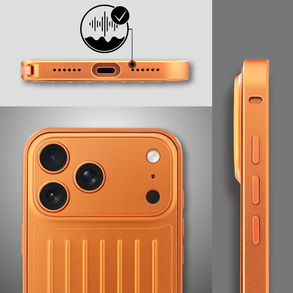 Etui do iPhone 17 Pro Max metalowe, pomarańczowe7