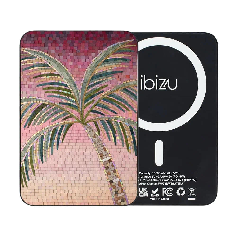 Powerbank IBIZU MagPower 10k do iPhone z MagSafe, solidny, aluminiowy, 10 000 mAh, Kalabryjska Palma (3)