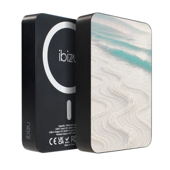 Powerbank IBIZU MagPower 10k do iPhone z MagSafe, solidny, aluminiowy, 10 000 mAh, Koralowa Plaża (1)