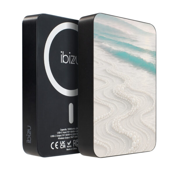 Powerbank IBIZU MagPower 10k do iPhone z MagSafe, solidny, aluminiowy, 10 000 mAh, Koralowa Plaża (1)
