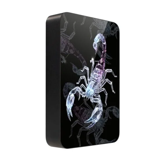 Powerbank IBIZU MagPower 10k do iPhone z MagSafe, solidny, aluminiowy, 10 000 mAh, Kryształowy skorpion (2)