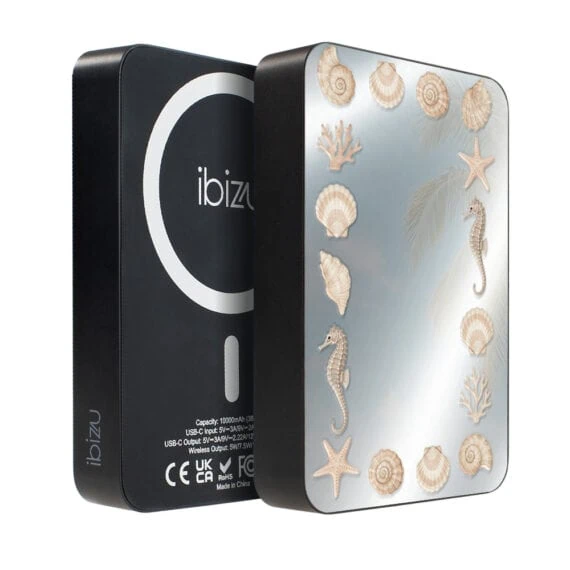 Powerbank IBIZU MagPower 10k do iPhone z MagSafe, solidny, aluminiowy, 10 000 mAh, Muszelkowe Lustro (2)