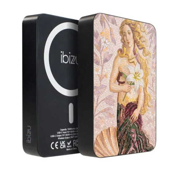 Powerbank IBIZU MagPower 10k do iPhone z MagSafe, solidny, aluminiowy, 10 000 mAh, Narodziny Wenus (2)