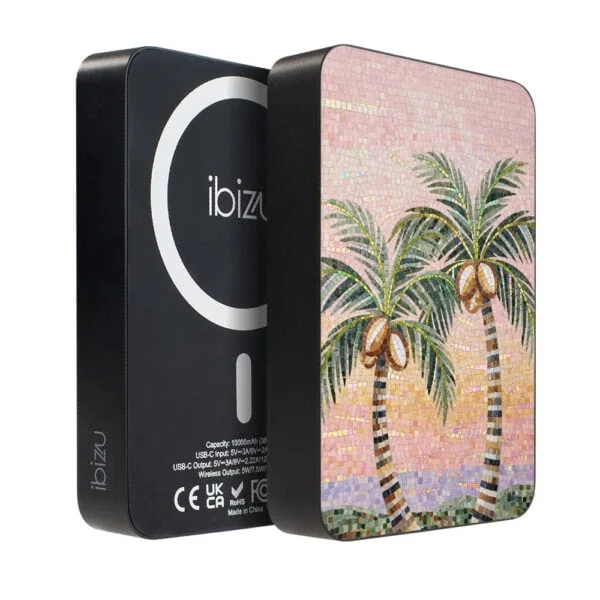 Powerbank IBIZU MagPower 10k do iPhone z MagSafe, solidny, aluminiowy, 10 000 mAh, Sycylijska Palma (2)