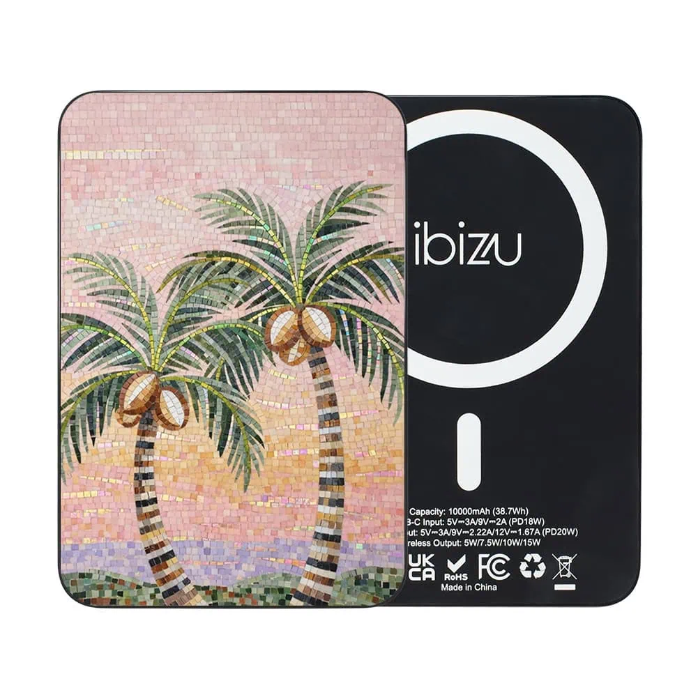 Powerbank IBIZU MagPower 10k do iPhone z MagSafe, solidny, aluminiowy, 10 000 mAh, Sycylijska Palma (3)