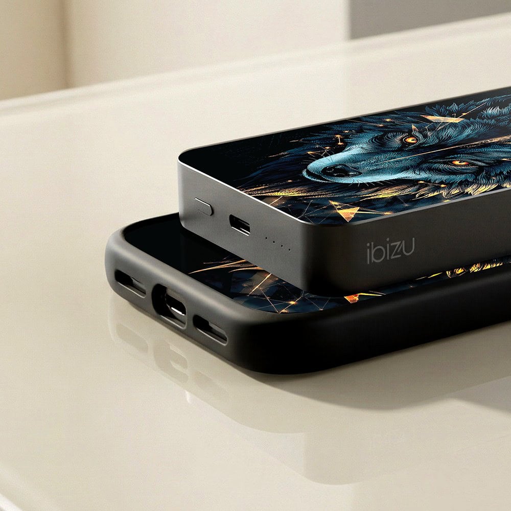 Powerbank IBIZU MagPower 10k do iPhone z MagSafe, solidny, aluminiowy, 10 000 mAh, Wilk Mocy (7)