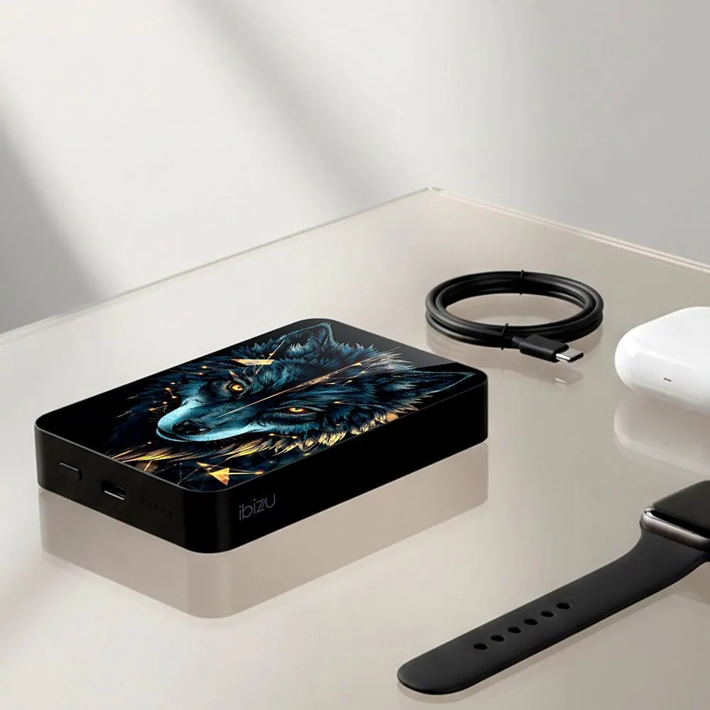 Powerbank IBIZU MagPower 10k do iPhone z MagSafe, solidny, aluminiowy, 10 000 mAh, Wilk Mocy (8)