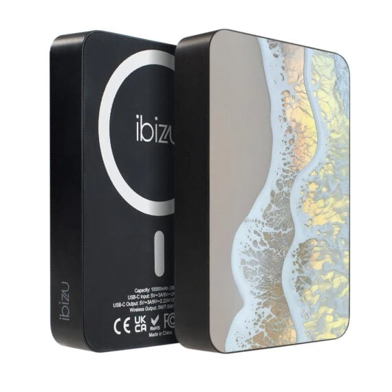 Powerbank IBIZU MagPower 10k do iPhone z MagSafe, solidny, aluminiowy, 10 000 mAh, Złote Wybrzeże (2)