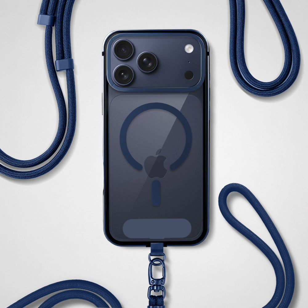 Perfect Match do iPhone 17 Pro Max - zestaw Metal Defender + akcesoria, granatowy (1)