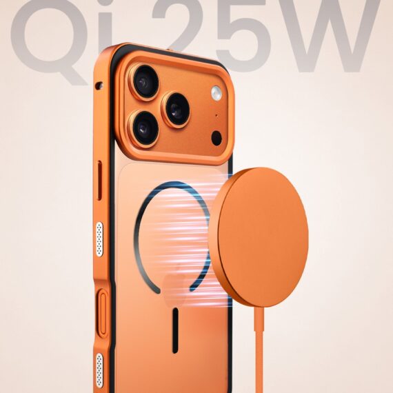 Perfect Match do iPhone 17 Pro Max - zestaw Metal Defender + akcesoria, pomarańczowy (4)
