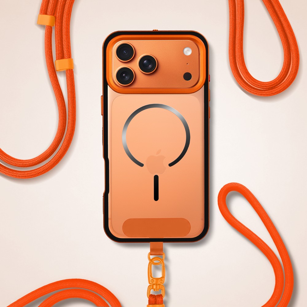 Perfect Match do iPhone 17 Pro Max - zestaw Metal Defender + akcesoria, pomarańczowy (8)