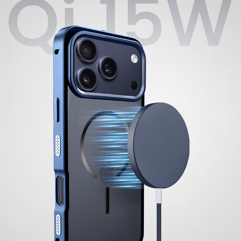 Perfect Match do iPhone 17 Pro - zestaw Metal Defender + akcesoria, granatowy (3)
