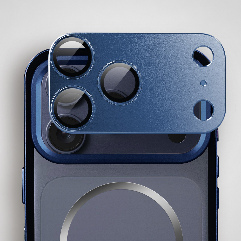 Perfect Match do iPhone 17 Pro - zestaw Metal Defender + akcesoria, granatowy (4)