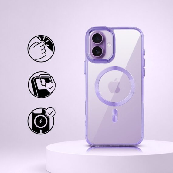 Perfect Match do iPhone 17 - zestaw Super Hybrid + akcesoria, fioletowy1
