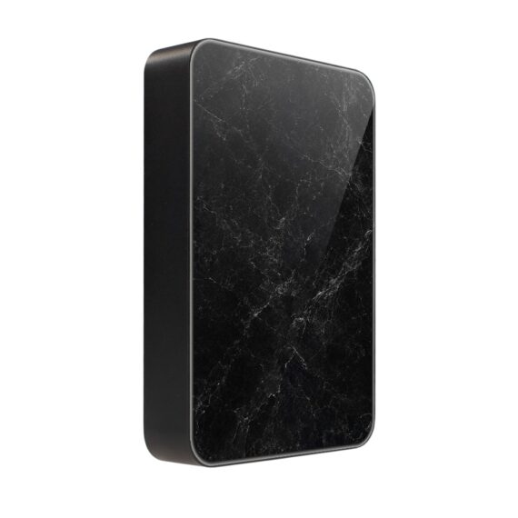 Powerbank IBIZU MagPower 10k do iPhone z MagSafe, solidny, aluminiowy, 10 000 mAh, Czarny marmur1