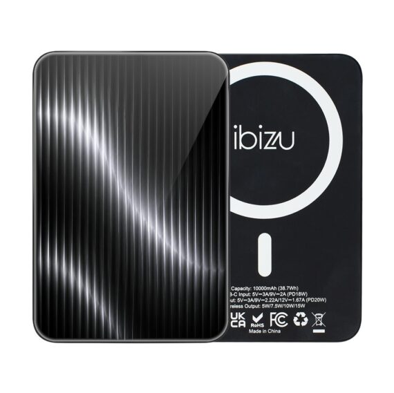 Powerbank IBIZU MagPower 10k do iPhone z MagSafe, solidny, aluminiowy, 10 000 mAh, Metaliczne Inferno (1)