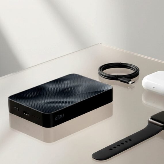 Powerbank IBIZU MagPower 10k do iPhone z MagSafe, solidny, aluminiowy, 10 000 mAh, Pixel Mist (2)