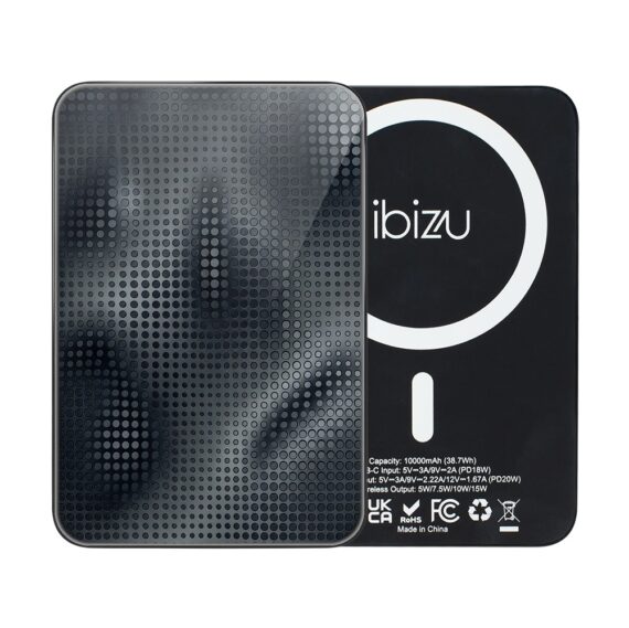Powerbank IBIZU MagPower 10k do iPhone z MagSafe, solidny, aluminiowy, 10 000 mAh, Pixel Mist (5)