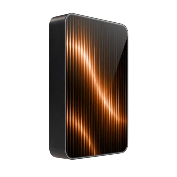 Powerbank IBIZU MagPower 10k do iPhone z MagSafe, solidny, aluminiowy, 10 000 mAh, Pomarańczowe Inferno (4)