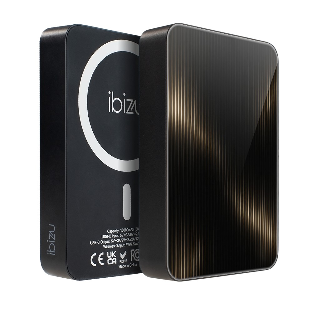 Powerbank IBIZU MagPower 10k do iPhone z MagSafe, solidny, aluminiowy, 10 000 mAh, Złocisty ember (1)