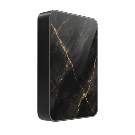 Powerbank IBIZU MagPower 10k do iPhone z MagSafe, solidny, aluminiowy, 10 000 mAh, Złoty marmur (6)