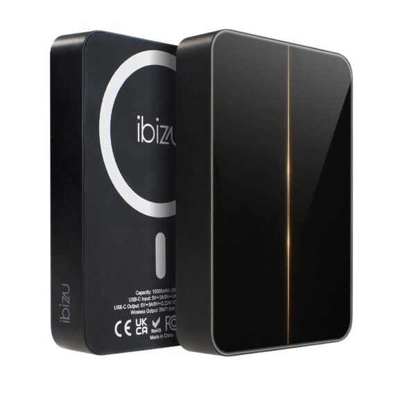 Powerbank IBIZU MagPower 10k do iPhone z MagSafe, solidny, aluminiowy, 10 000 mAh, Złoty priomień (4)
