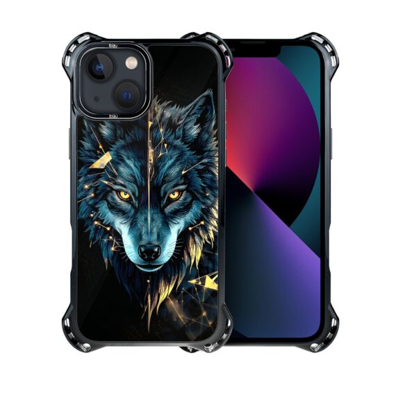 Etui do iPhone 13 IBIZU DropGuard Ultra z MagSafe, Wilki, Wilk mocy (3)